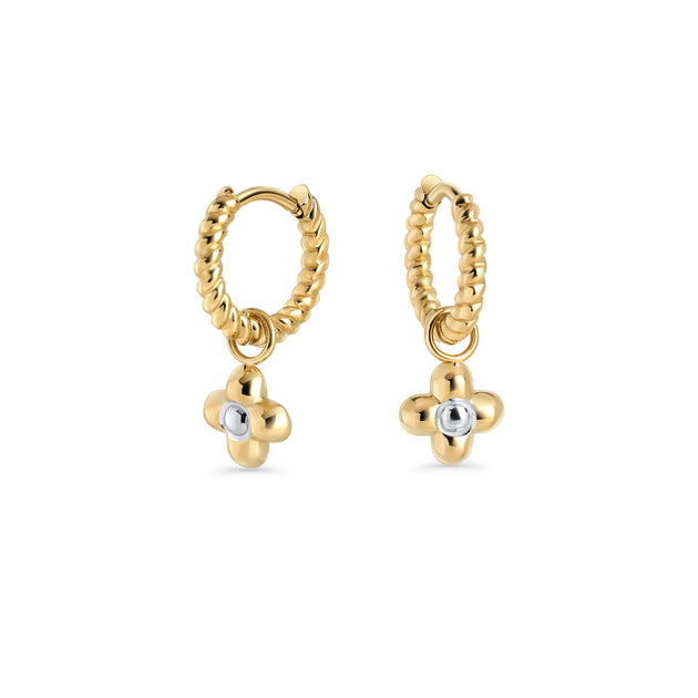 Boucles D'Oreilles Création ANNA VELAZIA - Acier Inoxydable & Laque Multicolore, Neuves Étiquetées