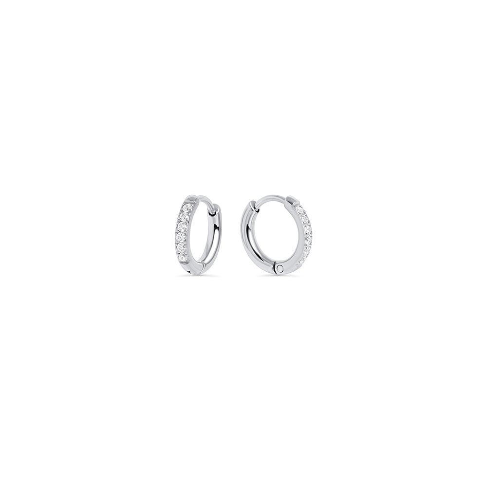Mini Boucles d'Oreilles Dormeuses Stacks Chic - 8mm