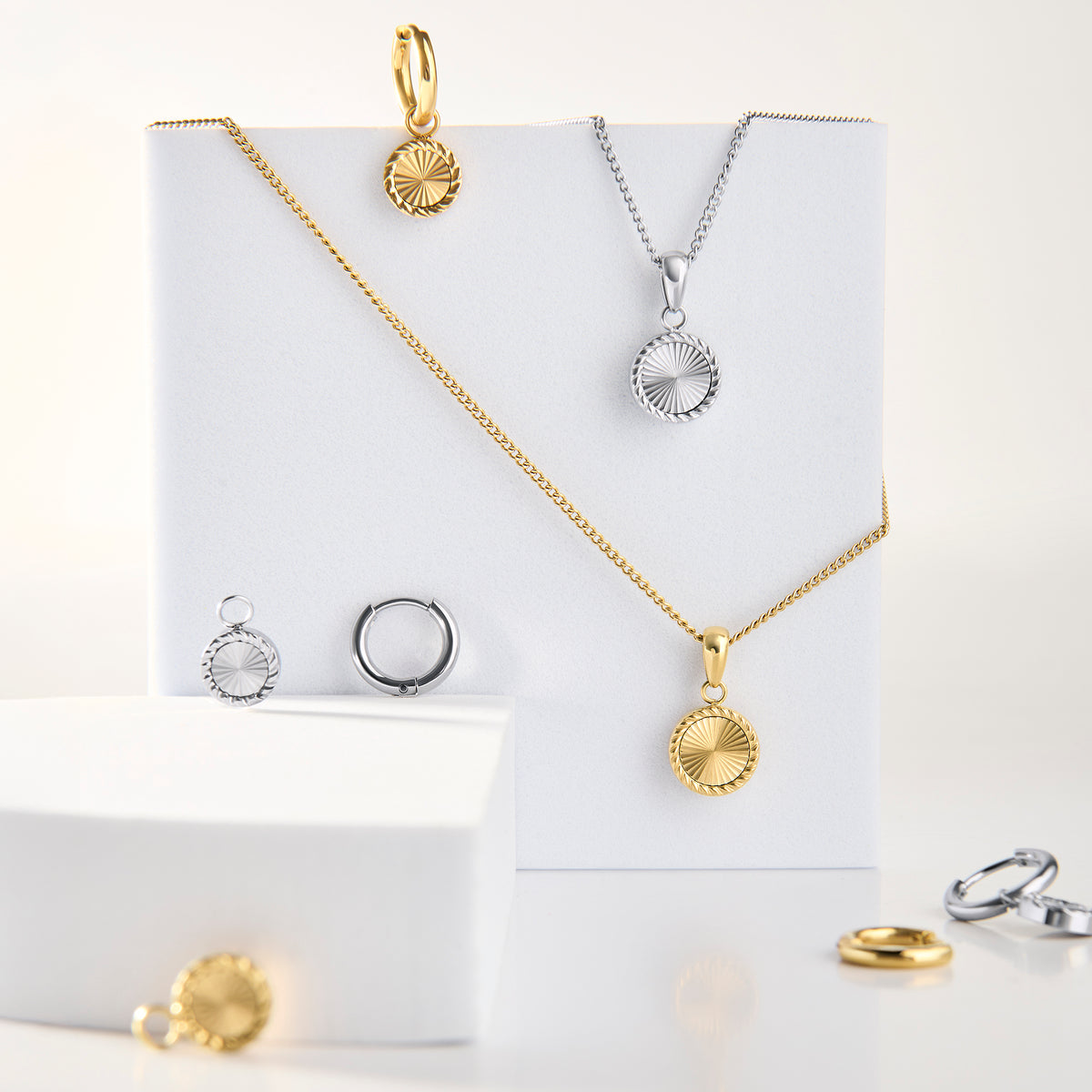100 Bélières En Acier Inoxydable 304 - 5 Tailles Pour Bijoux Et Pendentifs