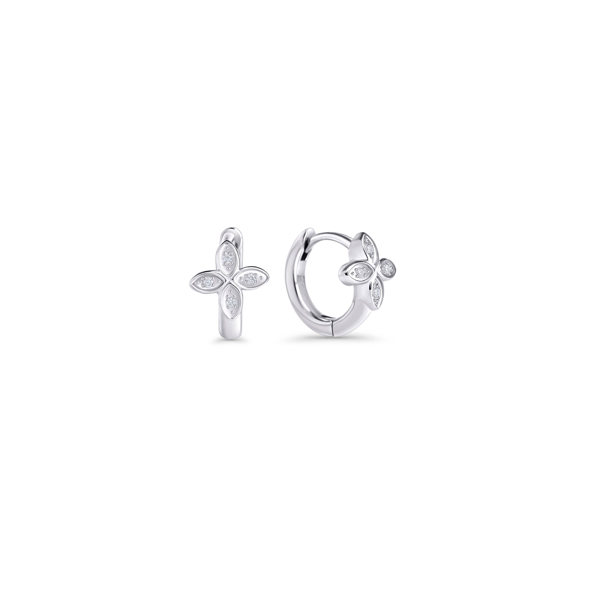 Siona II Huggie Earrings