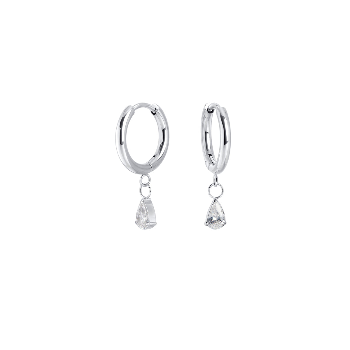 JeweBella Boucles D'Oreilles Femme Or Hypoallergénique Fille Plaquée Or 18 Carats En Argent Sterling 925 Boucles D'Oreilles Femme Or/Argent/Or Rose Cœur Et Étoile Gold Bijoux Délicats En Or