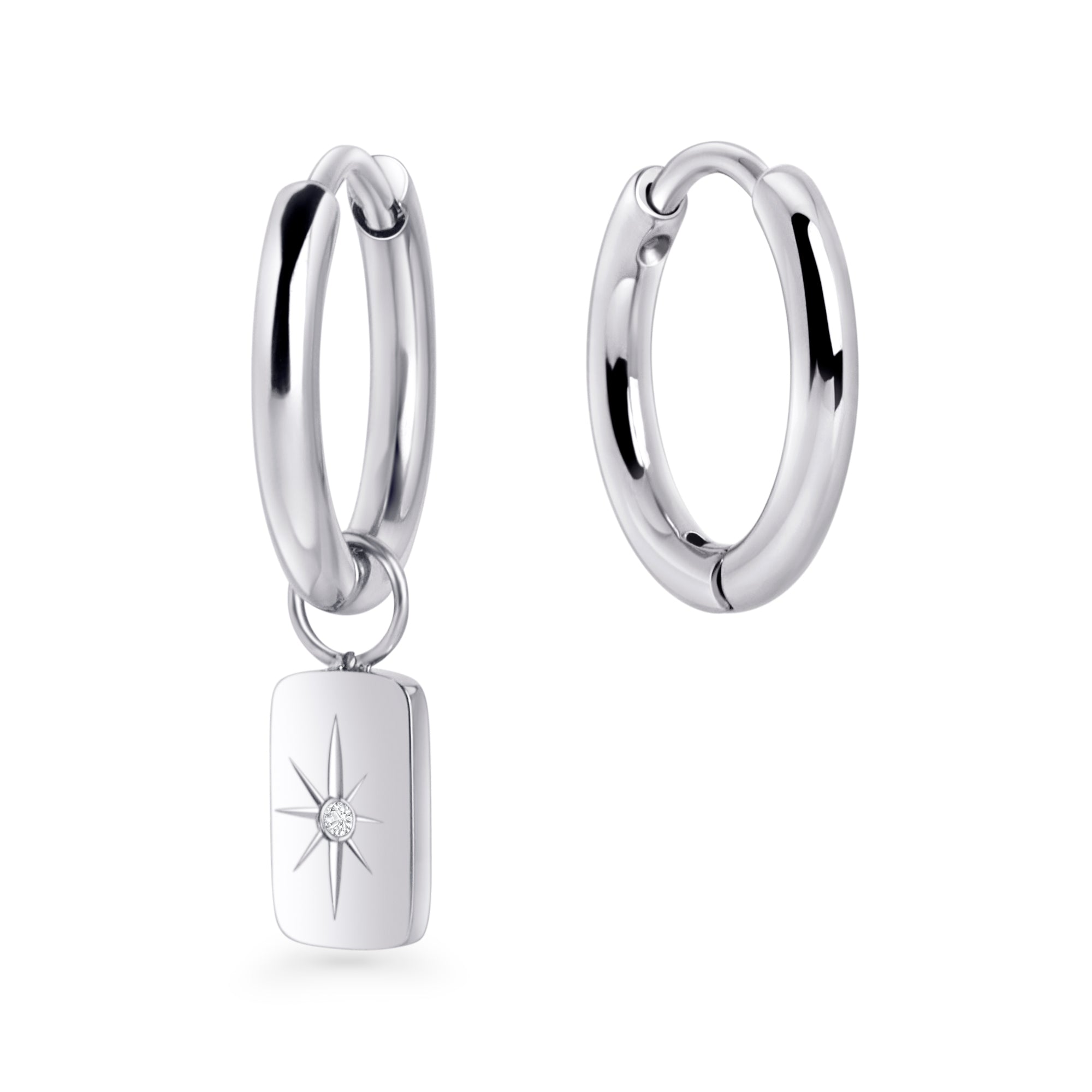 Polaris Huggie Earrings