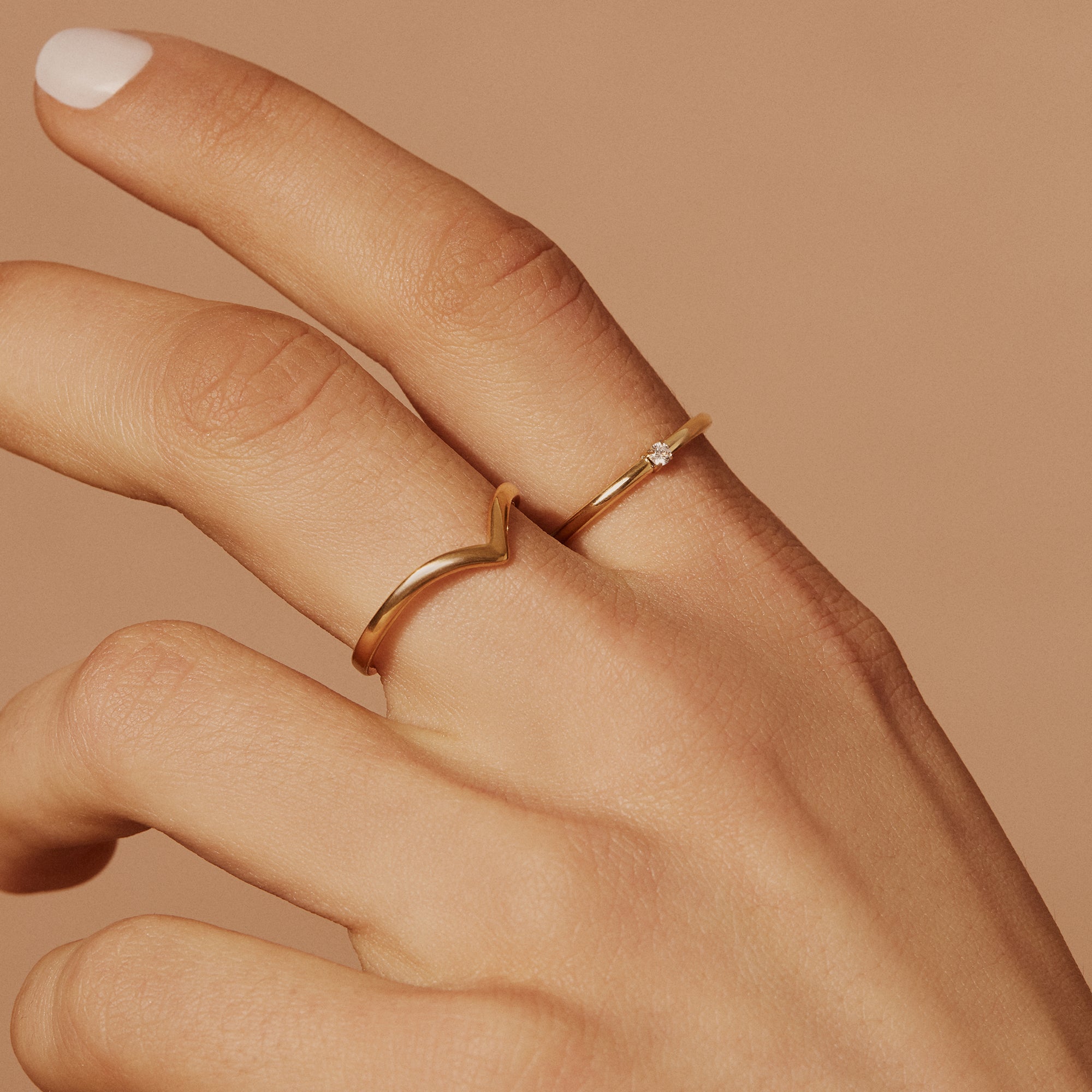 Bague forme V unie résistante à l'eau acier inoxydable MIA