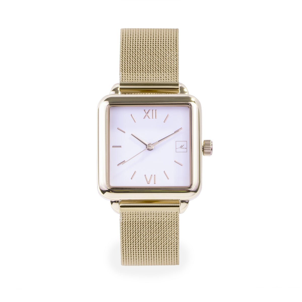 Silver outlet square watch