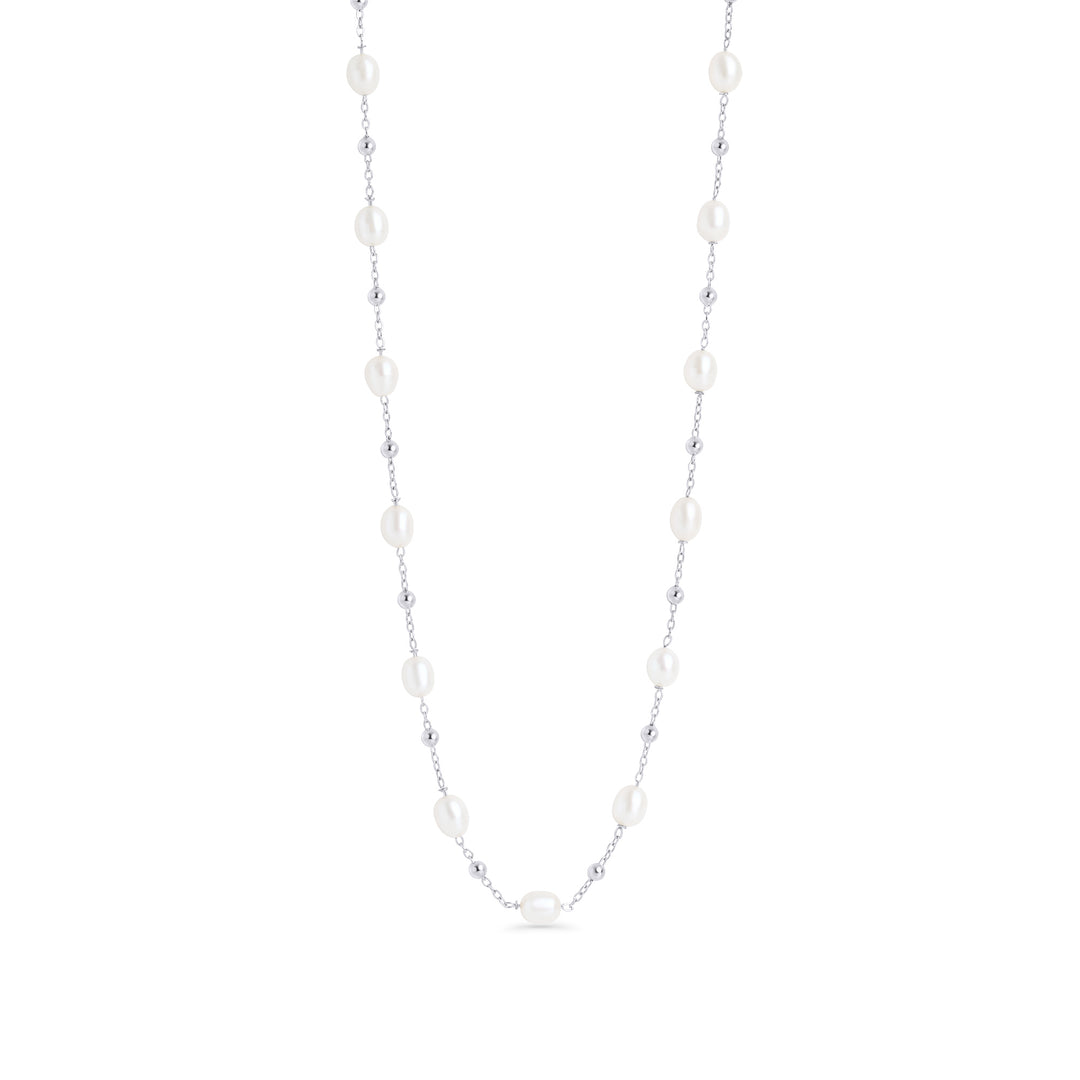 アクセサリー necklace Pearl & Bead Necklace | Safe for Skin | MIAJWL – Mia Bijoux