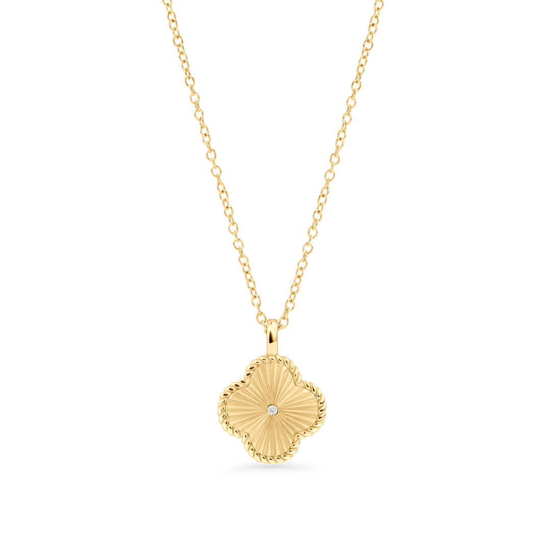 Gold Clover Pendant Necklace | Made to Last Stainless Steel | MIA