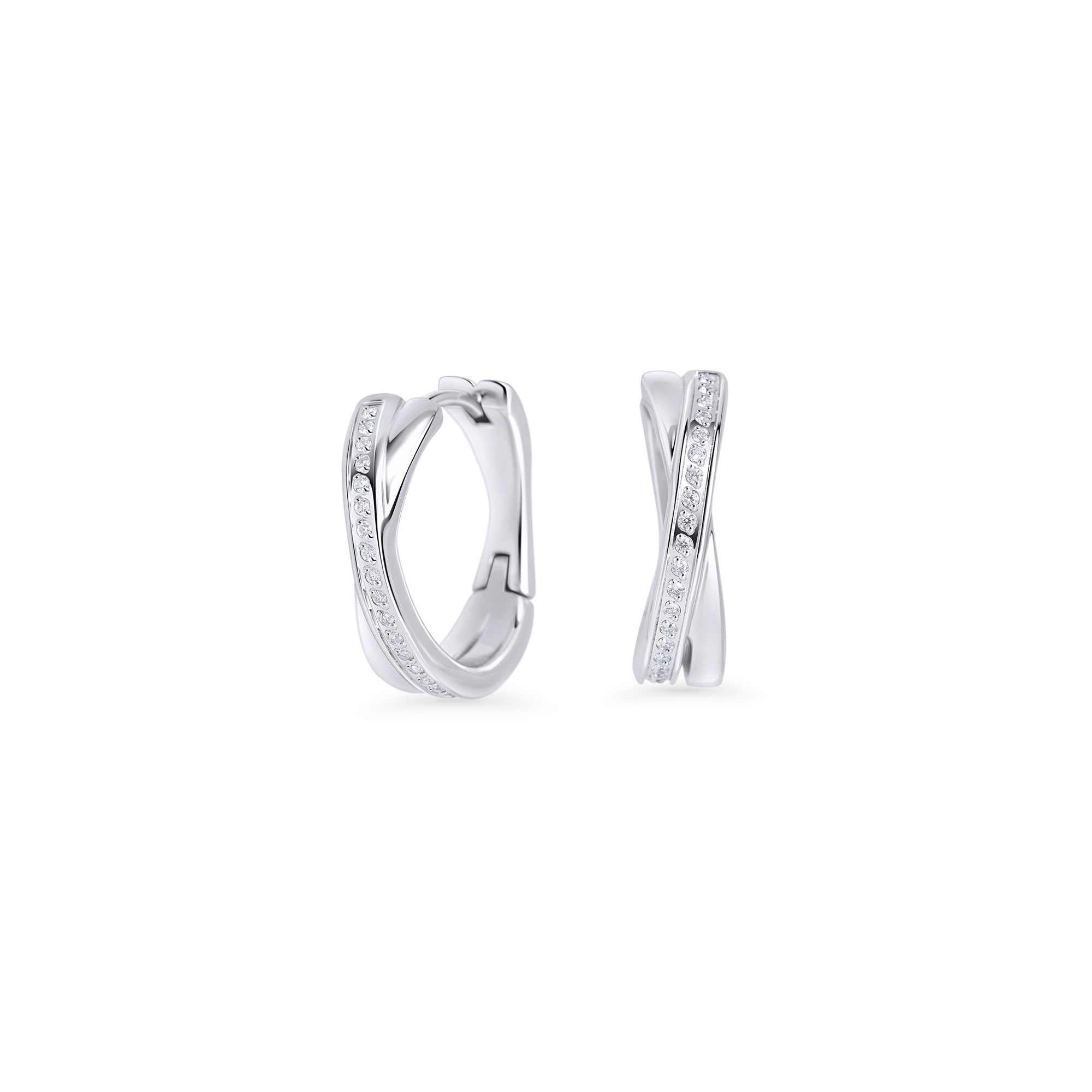 20 mm Crossover Huggies | Hypoallergenic | MIAJWL – Mia Bijoux