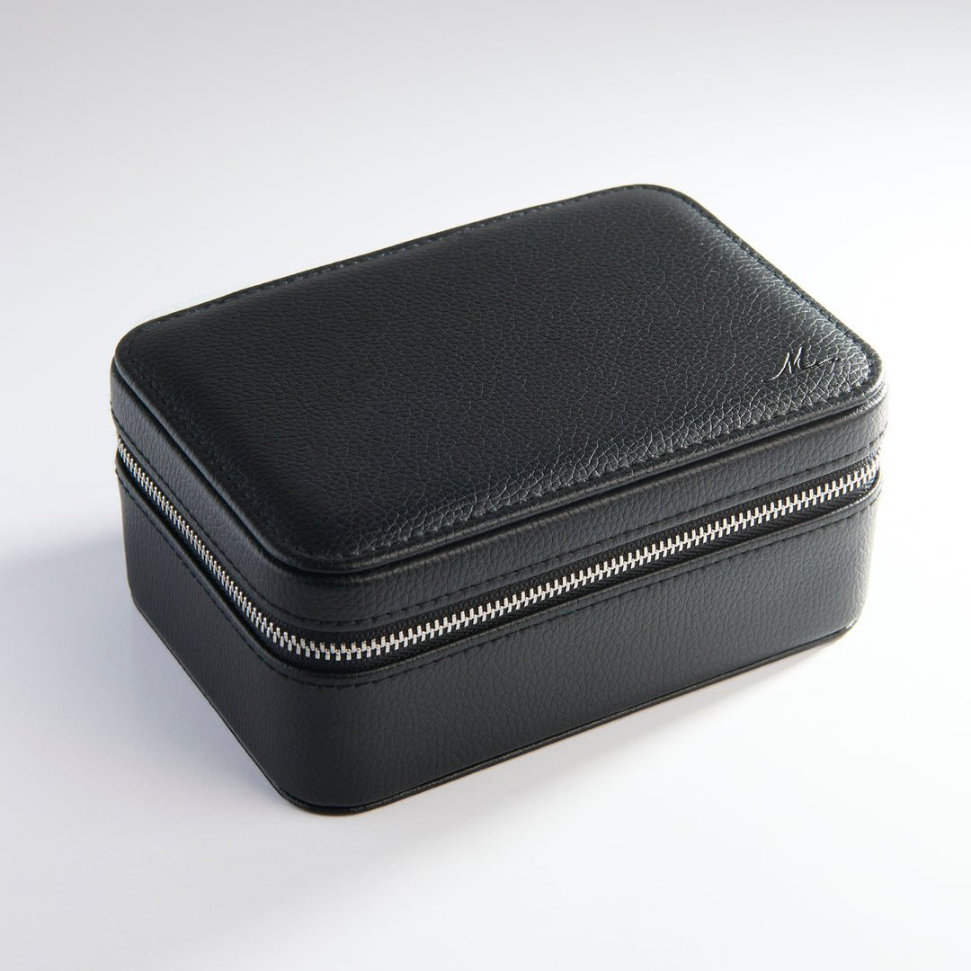 Black Rectangle Jewelry Box | Vegan Leather | MIAJWL – Mia Bijoux