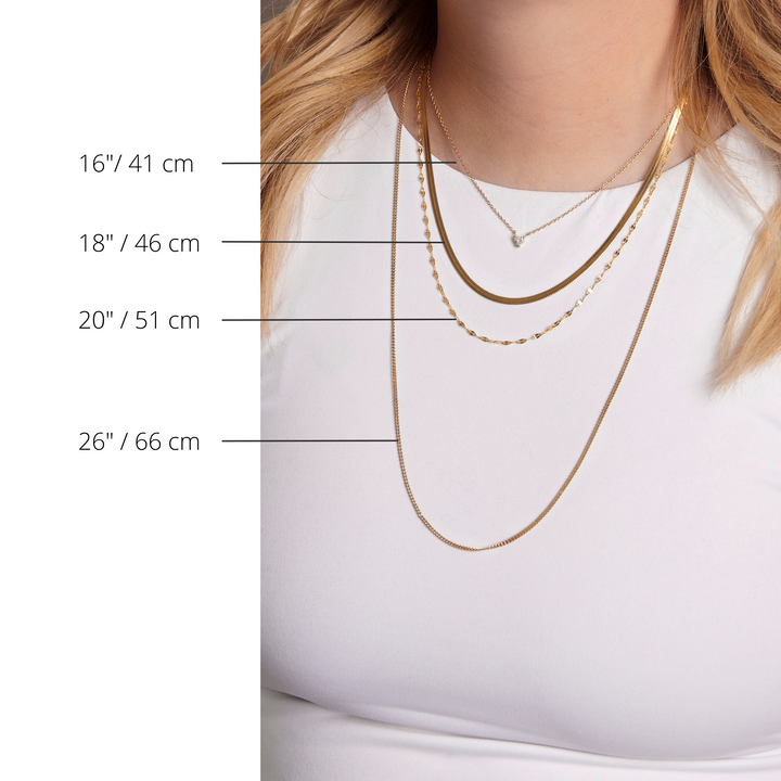 Interlocking Circles Pendant Necklace | Stainless Steel | MIA