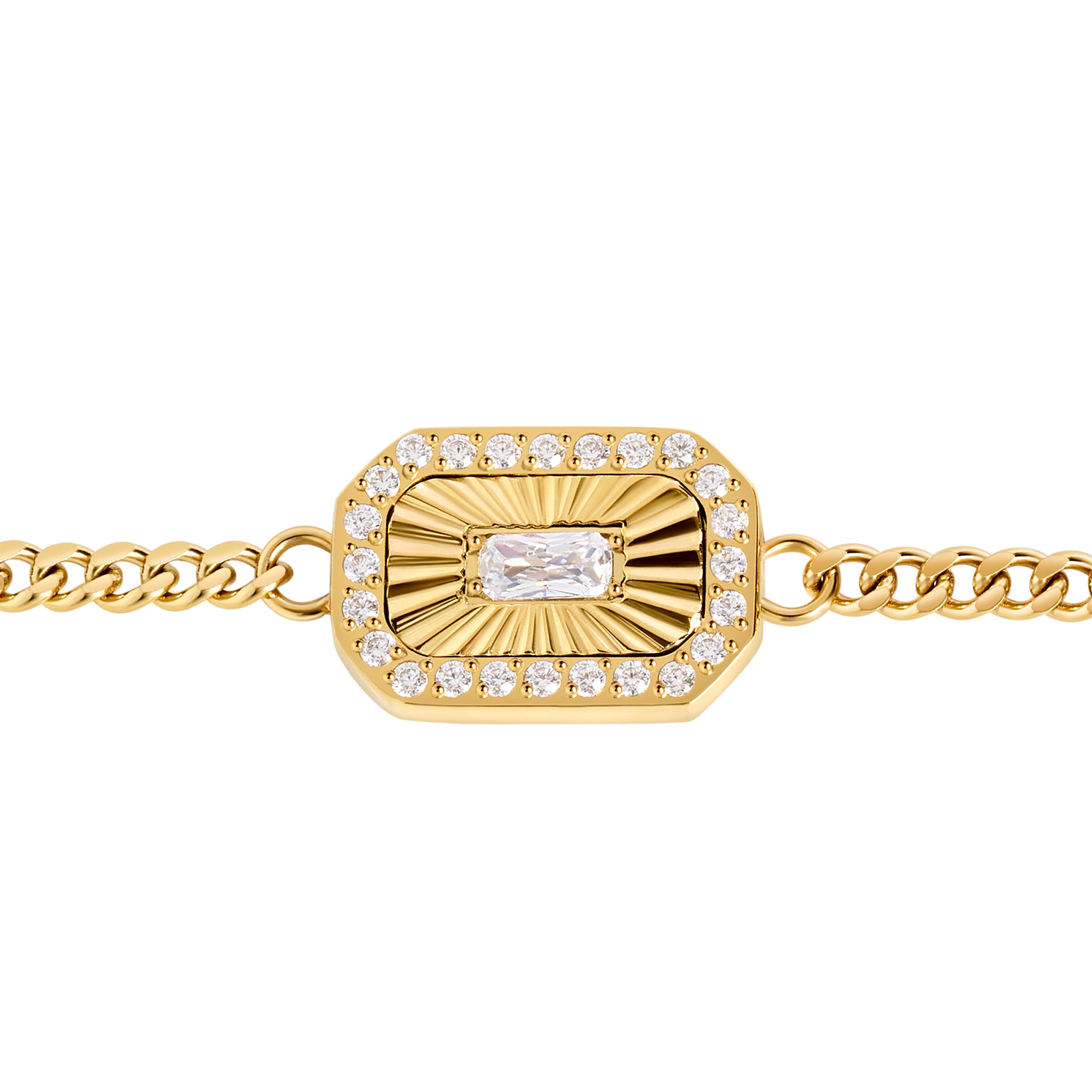 アクセサリー Pointless Journey CHAIN BRACELET - GOLD Gold Stone Refined Bracelet | Hypoallergenic | MIAJWL