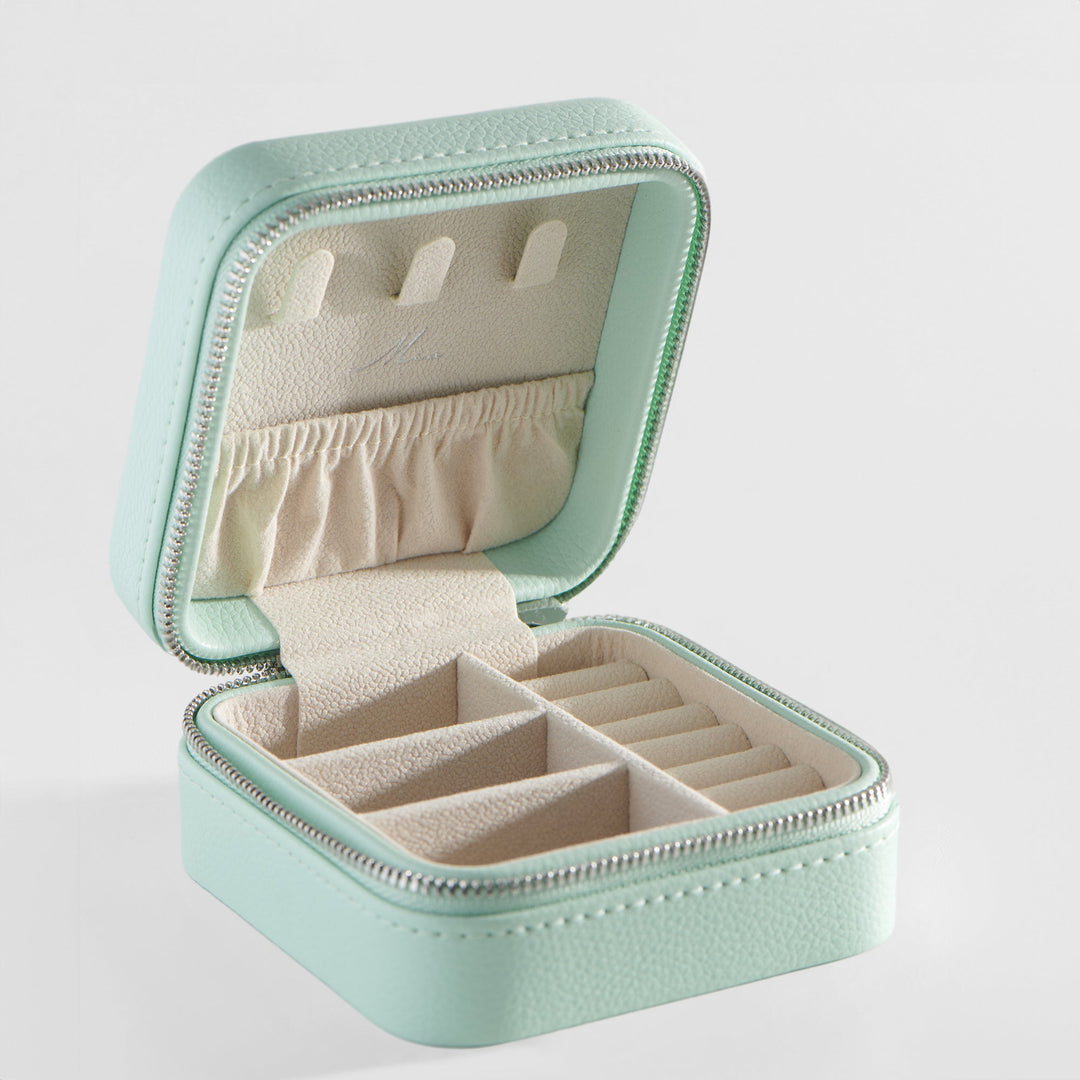 オンエア！ Jewel complete box Mint Square Jewelry Organizer | Vegan Leather | MIAJWL – Mia Bijoux