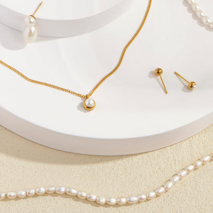 Summer Bestseller Real Small Pearl Necklace | Waterproof | MIAJWL