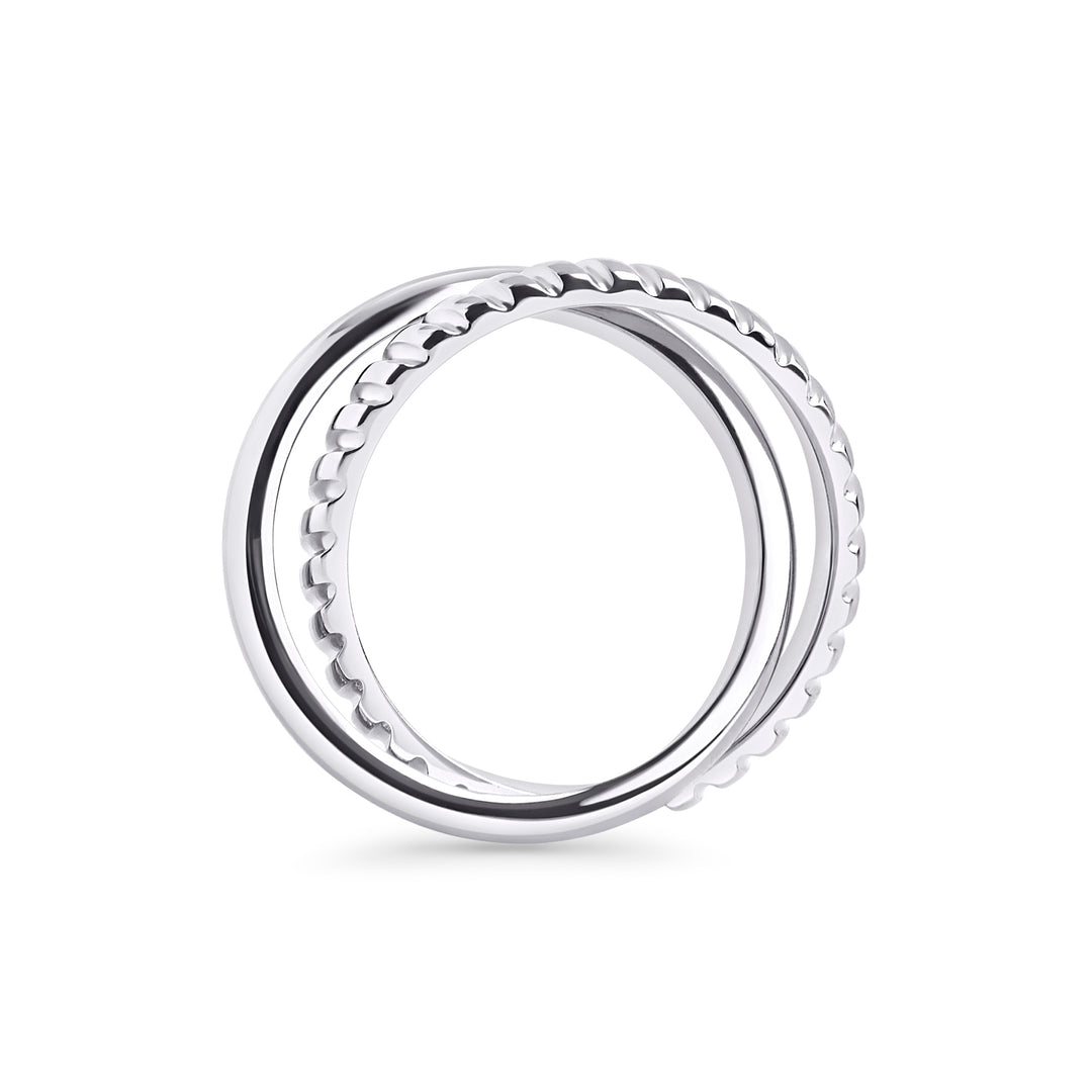 Stainless Steel Intertwined Rings | Safe for Skin | MIAJWL – Mia