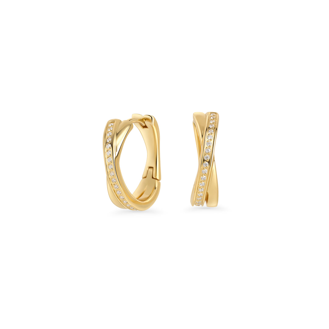 20 mm Crossover Huggies | Hypoallergenic | MIAJWL – Mia Bijoux