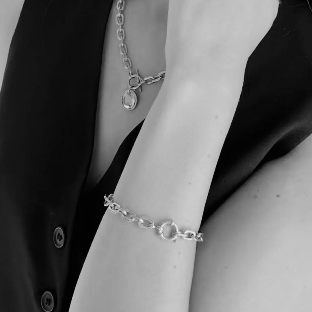 Bracelet En Argent (63-22) - Bijou Occasion, Style épuré Et Intemporel