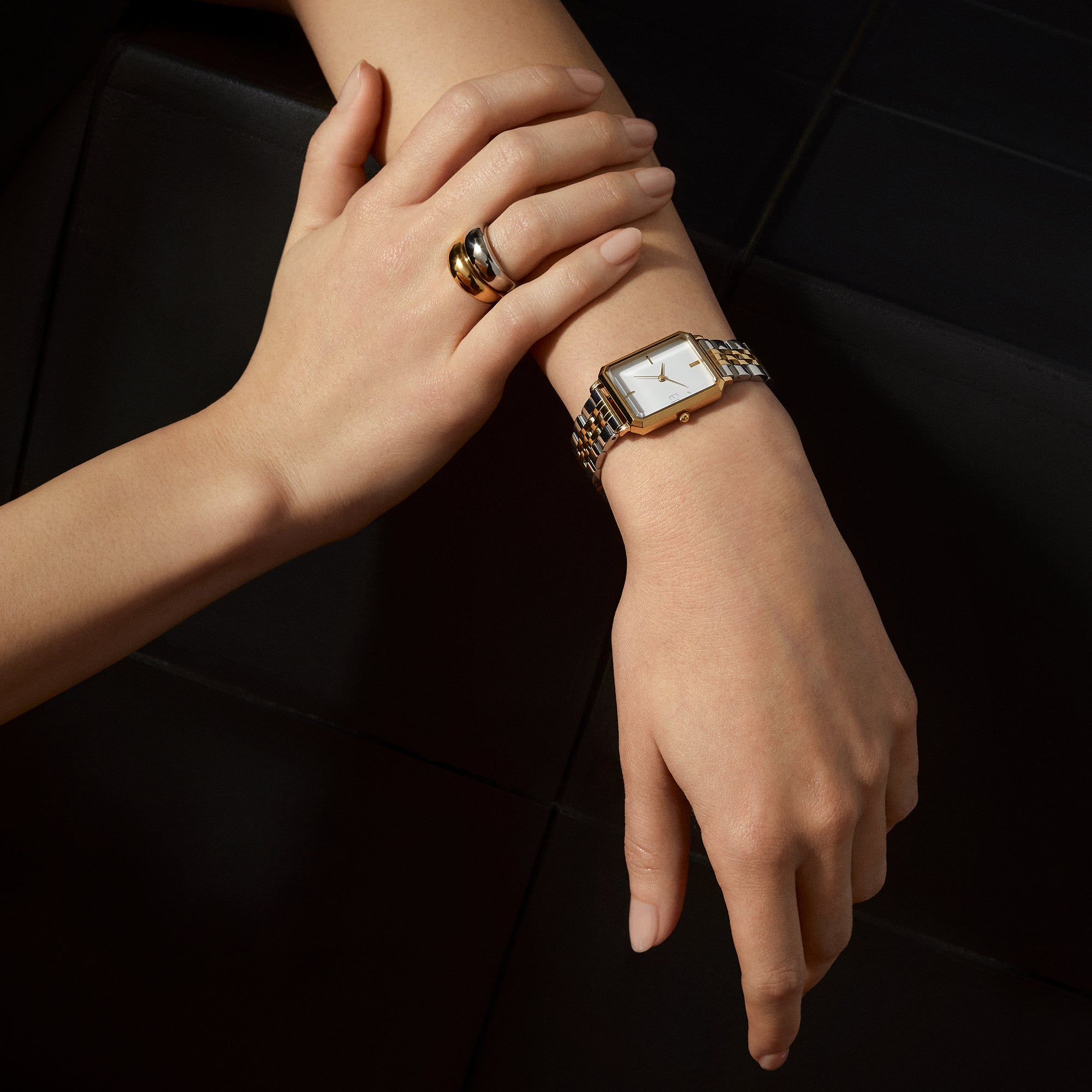 Stainless Steel Angle Watch