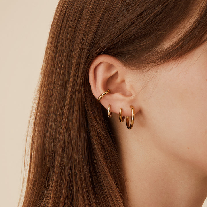 Lot De 40 Dormeuses Dorées - Boucles D'oreilles - 16 X 8 Mm - Marque Preciosa - Neuf