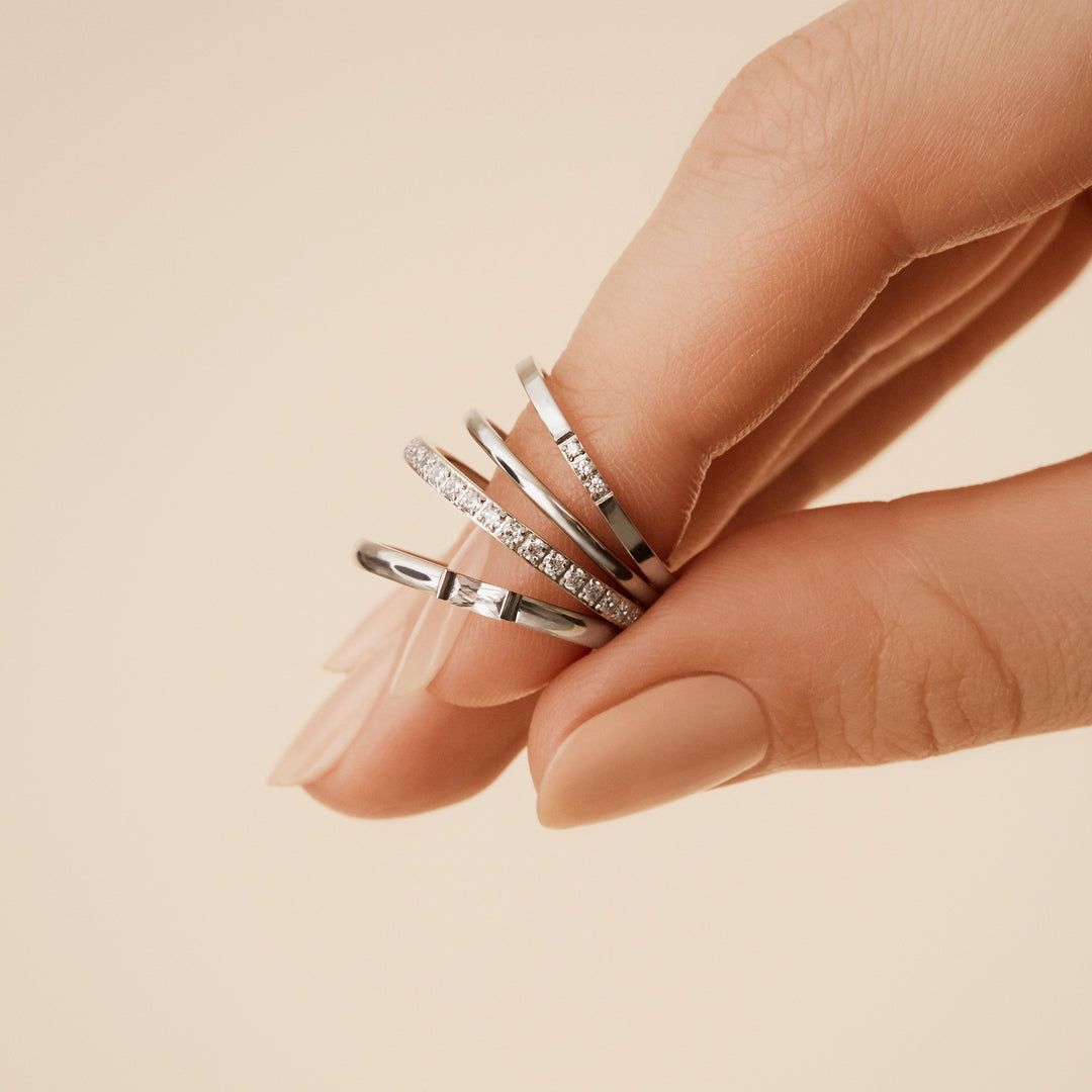 MIA Jewelry | Plaing Stacking Ring | Stainless Steel – Mia Bijoux